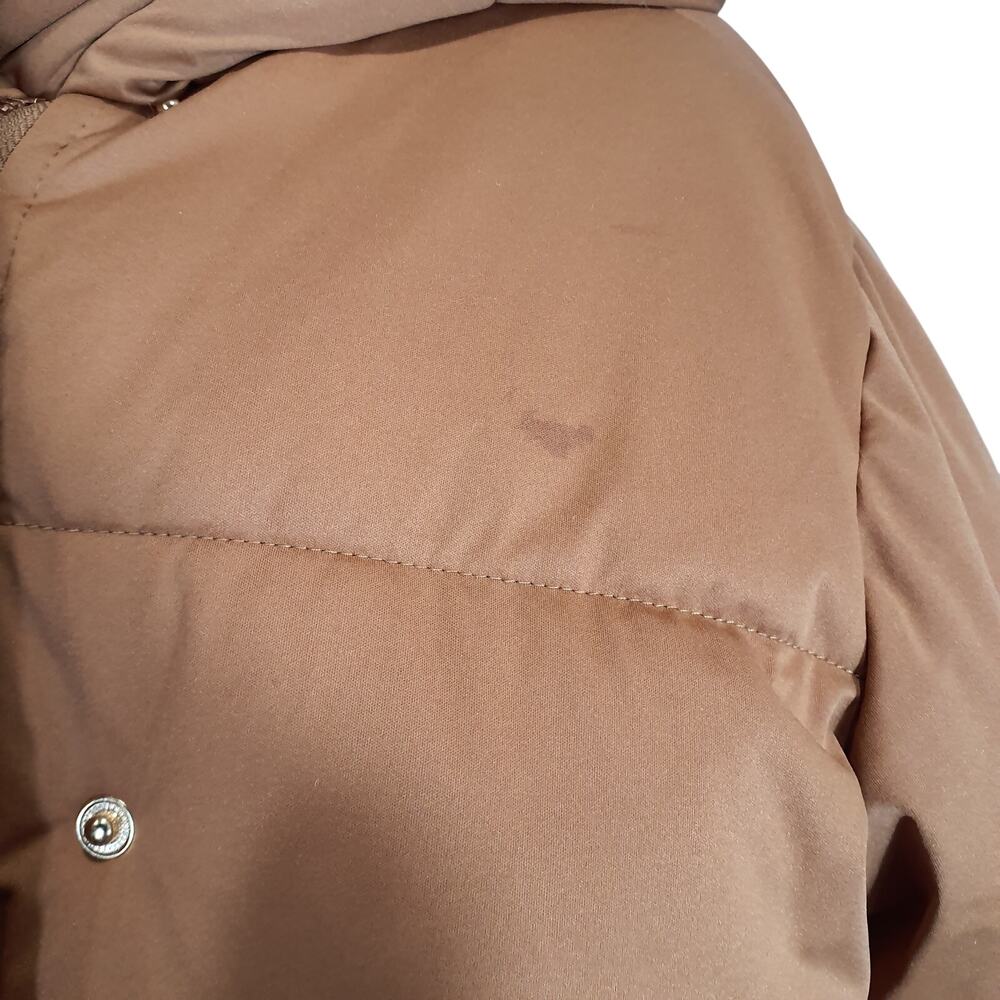 Avec Les Filles Belted Cedar Water Resistant Hooded Puffer Jacket Size S - Picture 6 of 7